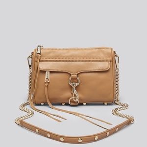 Rebecca Minkoff Tan Mini MAC Crossbody